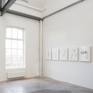 "Cocoon" drawings in an exhibition space