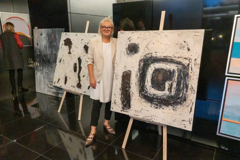 Original Abstract Expressionism Abstract Painting by Daria Podemska