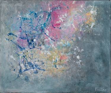 Original Abstract Expressionism Abstract Painting by Daria Podemska