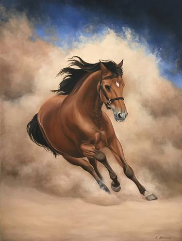 Original Fine Art Horse Paintings by Elena Martino