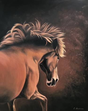 Original Fine Art Horse Paintings by Elena Martino