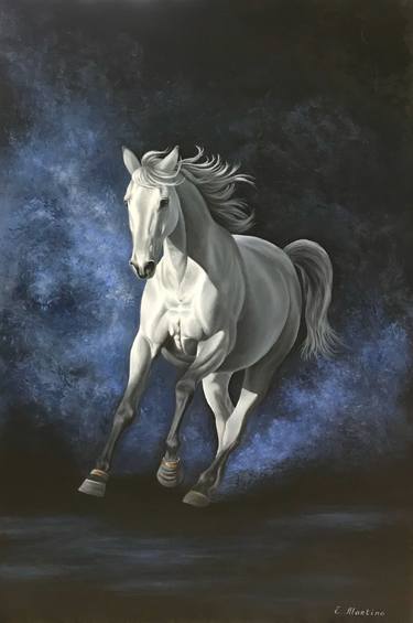 Original Fine Art Horse Paintings by Elena Martino