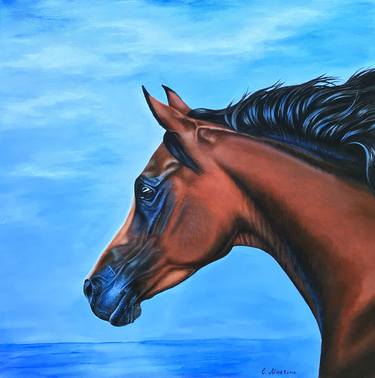 Original Fine Art Horse Paintings by Elena Martino