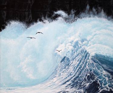 Original Fine Art Seascape Paintings by Elena Martino