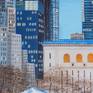 Every winter Bryant Park turns into a winter village that friends and family can have fun and spend a wonderful time together. This painting captured a night at Bryant Park in the holiday season when people are skating on the ice rink surrounded by New York’s skyscrapers and a giant Christmas tree.

The painting is paint with quality acrylic paint on sketched canvas and ready to hang.