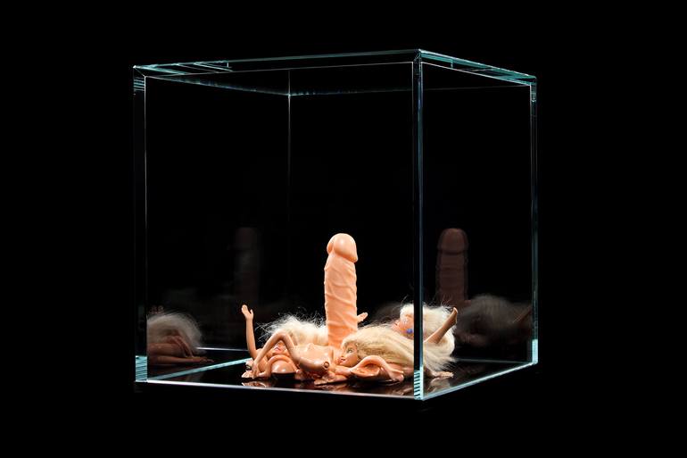Original Conceptual Erotic Sculpture by I Meimorettini I