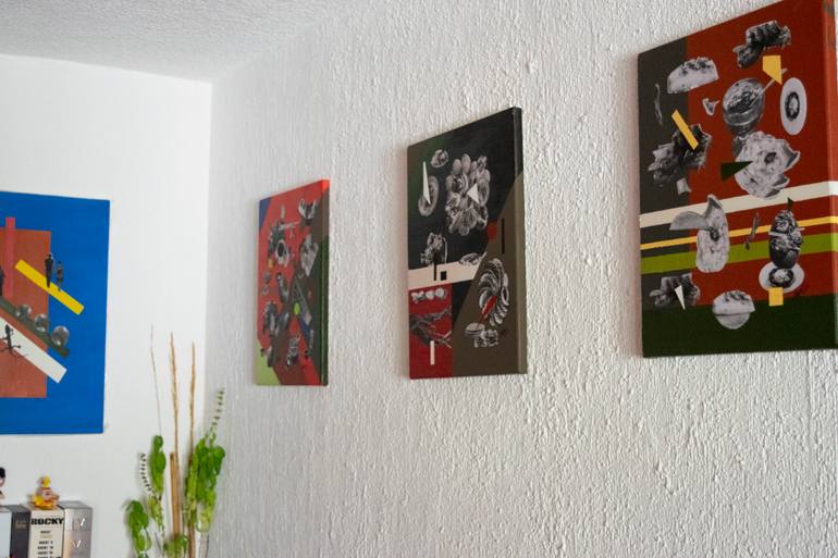 Original Abstract Other Collage by Cheto Menendez