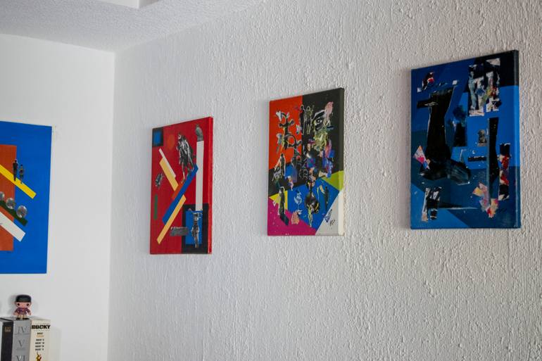 Original Dada Body Collage by Cheto Menendez