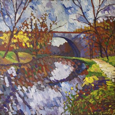 Original Expressionism Landscape Paintings by Robert Hofherr