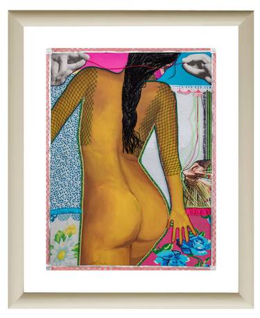 Original Figurative Body Collage by Judith Rios