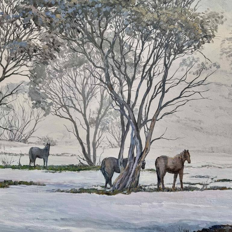 Original Conceptual Landscape Painting by Margaret Hadfield