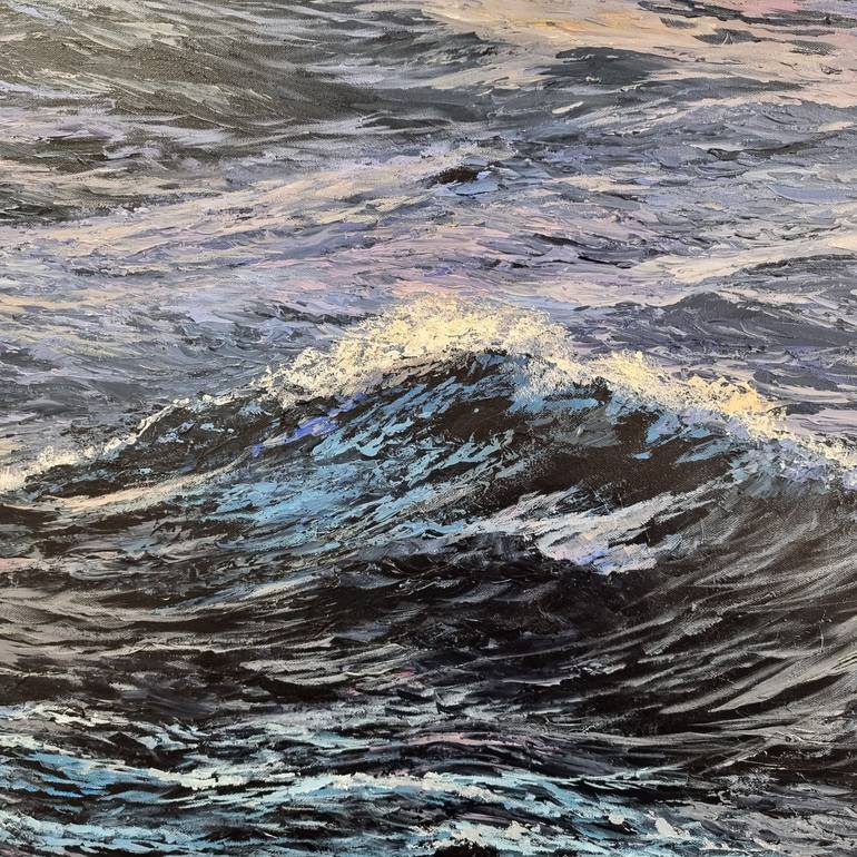 Original Seascape Painting by Margaret Hadfield