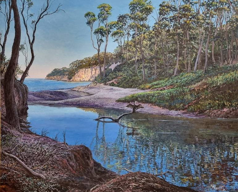 Original Photorealism Seascape Paintings by Margaret Hadfield