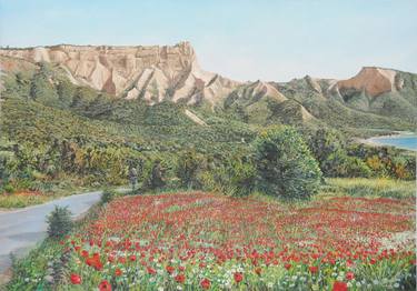 Original Conceptual Landscape Paintings by Margaret Hadfield