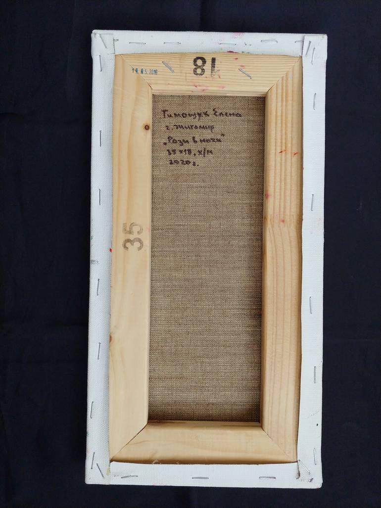 Original Abstract Floral Painting by Olena Tymoshchuk