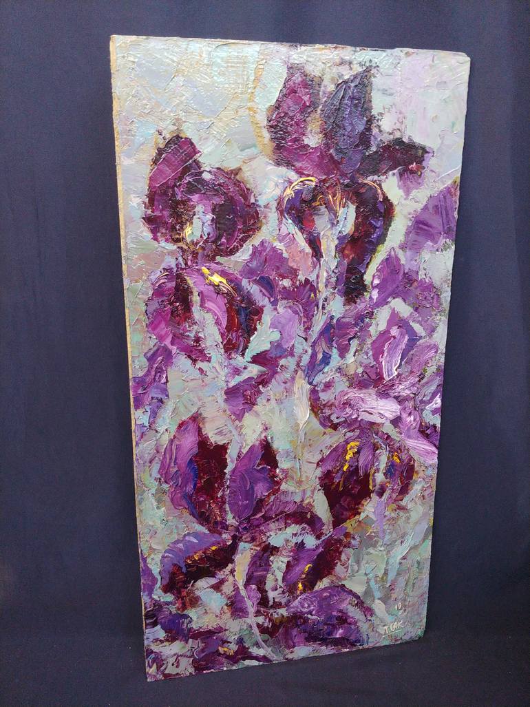 Original Expressionism Floral Painting by Olena Tymoshchuk
