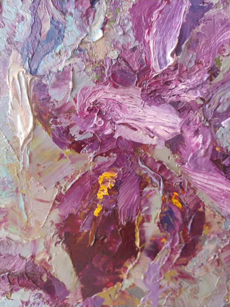 Original Expressionism Floral Painting by Olena Tymoshchuk