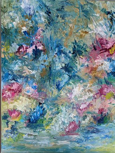 Original Impressionism Floral Paintings by Nicole Caron