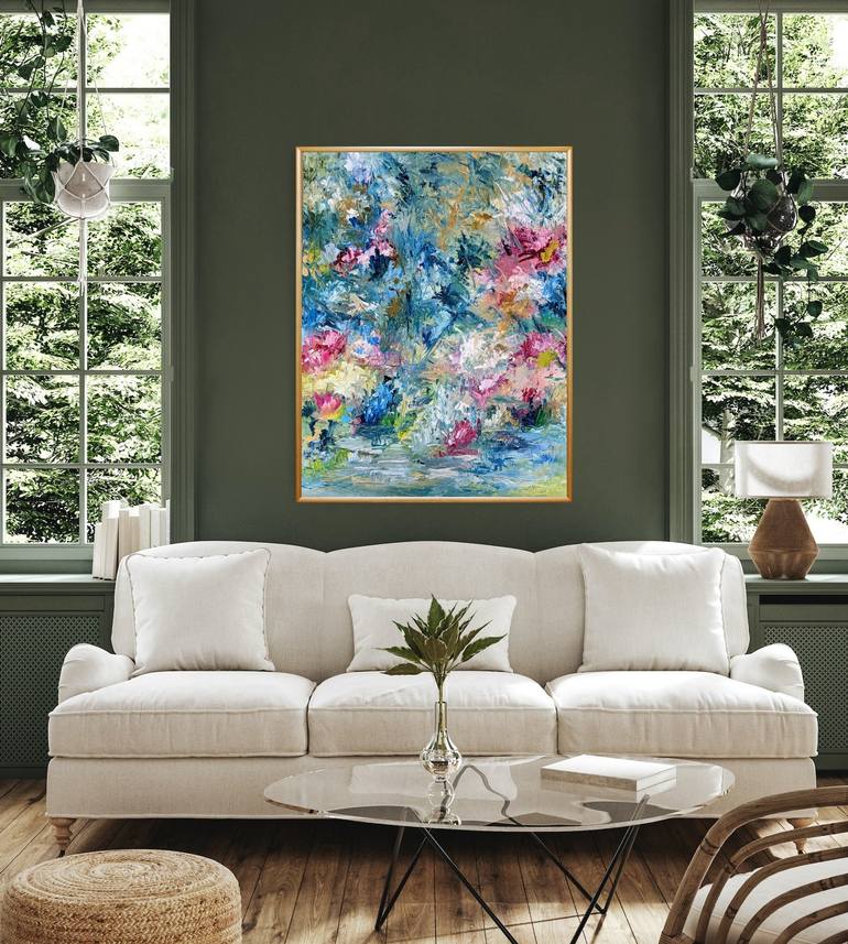 Original Floral Painting by Nicole Caron