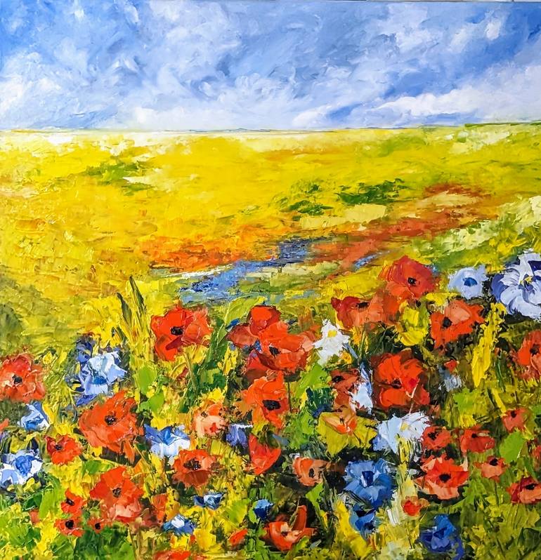 Print of Impressionism Floral Paintings by Nicole Caron