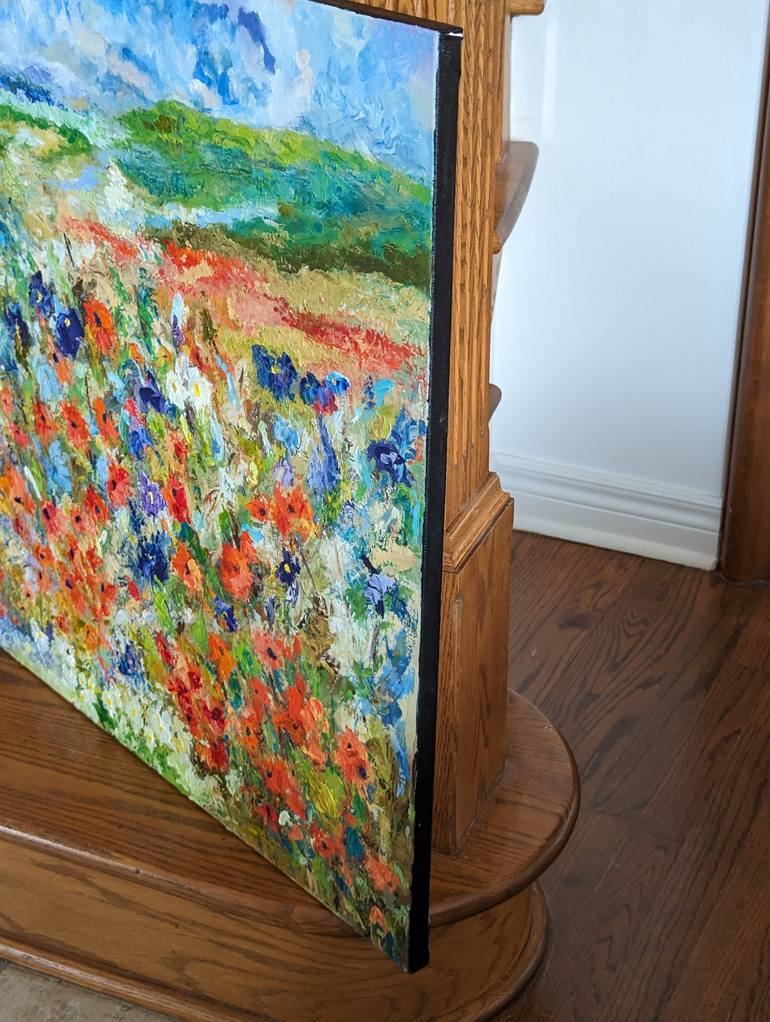 Original Neo-impressionism Floral Painting by Nicole Caron