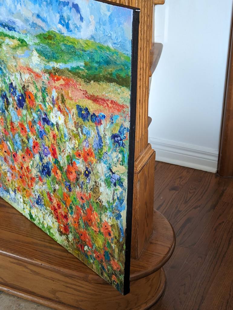 Original Floral Painting by Nicole Caron