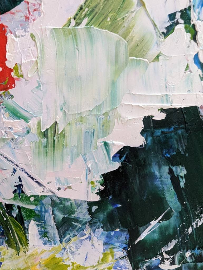 Original Abstract Expressionism Abstract Painting by Nicole Caron