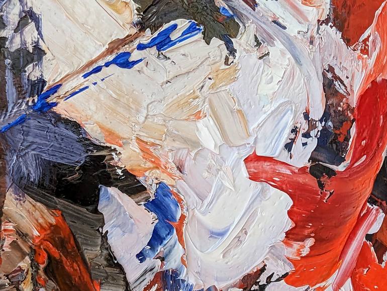 Original Abstract Expressionism Abstract Painting by Nicole Caron