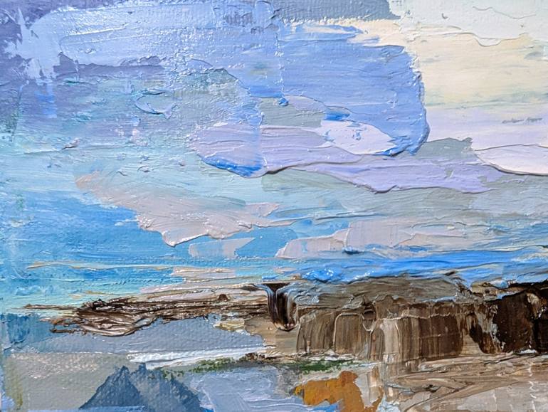 Original Expressionism Landscape Painting by Nicole Caron