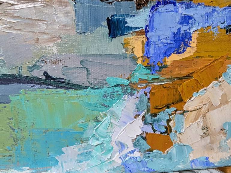 Original Expressionism Landscape Painting by Nicole Caron