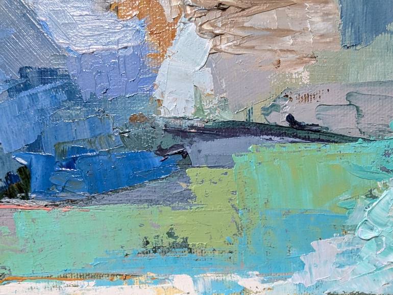 Original Expressionism Landscape Painting by Nicole Caron