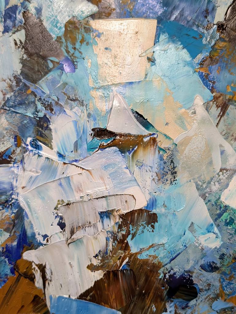 Original Abstract Expressionism Abstract Painting by Nicole Caron