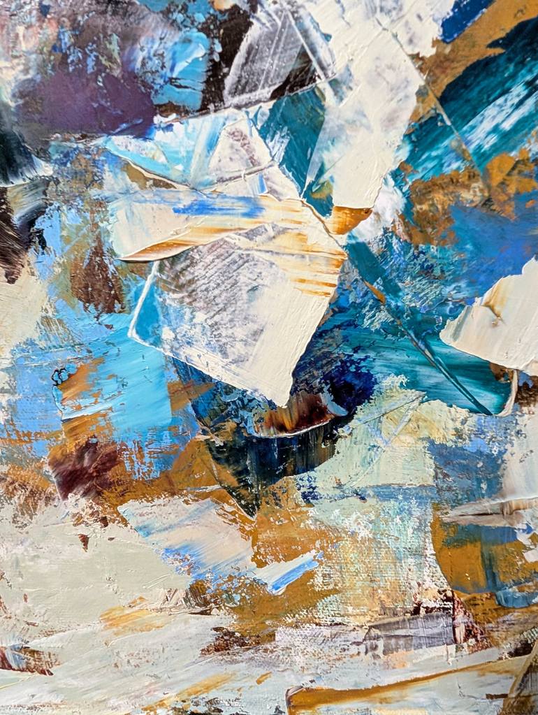 Original Abstract Expressionism Abstract Painting by Nicole Caron