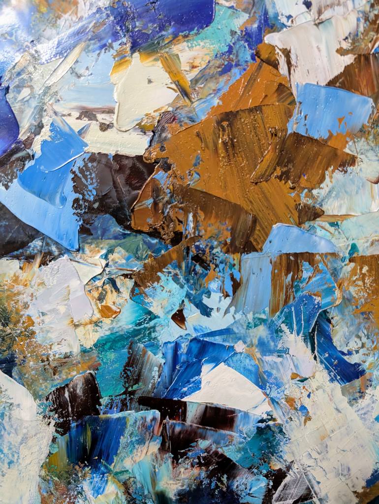 Original Abstract Expressionism Abstract Painting by Nicole Caron