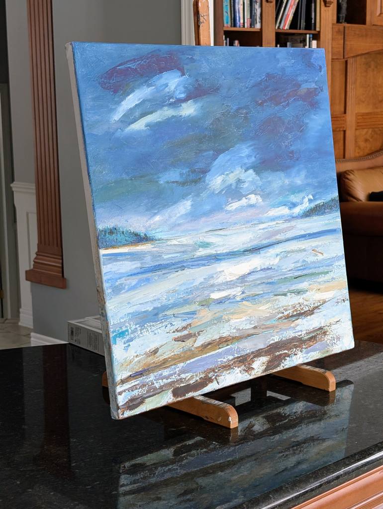 Original Abstract Expressionism Water Painting by Nicole Caron
