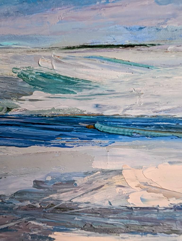 Original Abstract Expressionism Water Painting by Nicole Caron