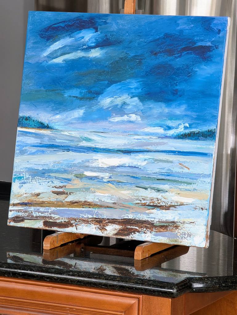 Original Abstract Expressionism Water Painting by Nicole Caron