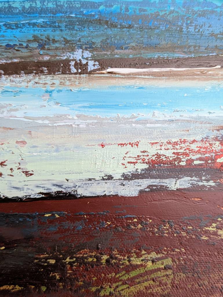 Original Abstract Expressionism Seascape Painting by Nicole Caron