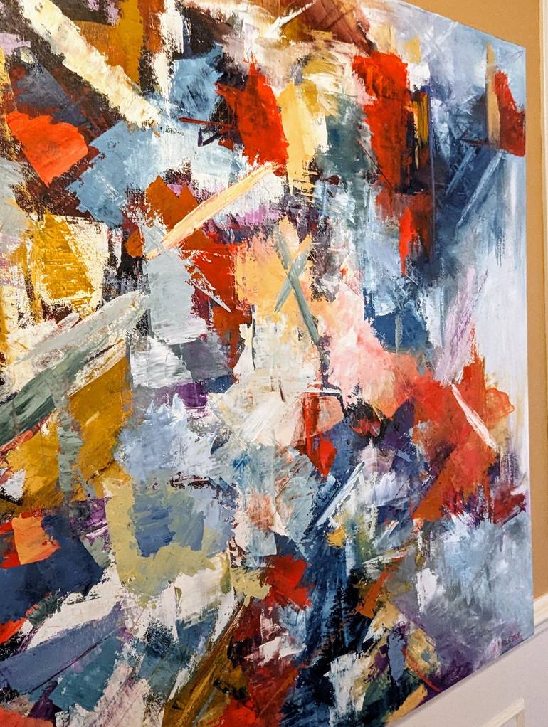 Original Expressionism Abstract Painting by Nicole Caron