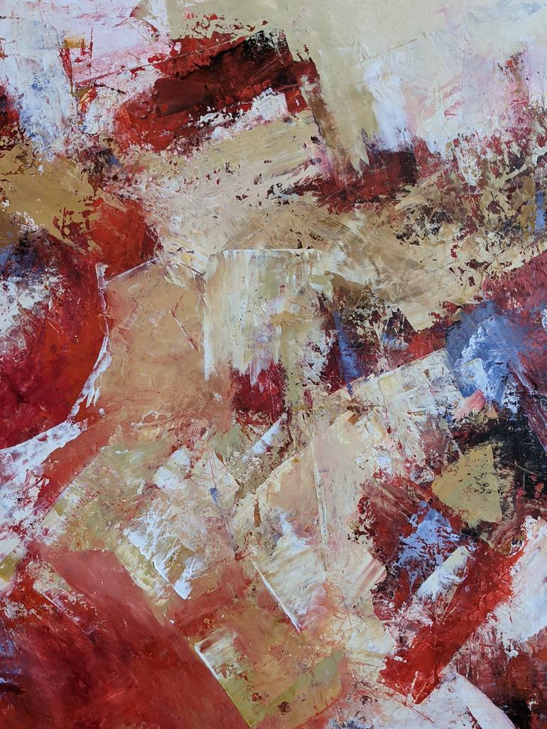 Original Abstract Expressionism Abstract Painting by Nicole Caron