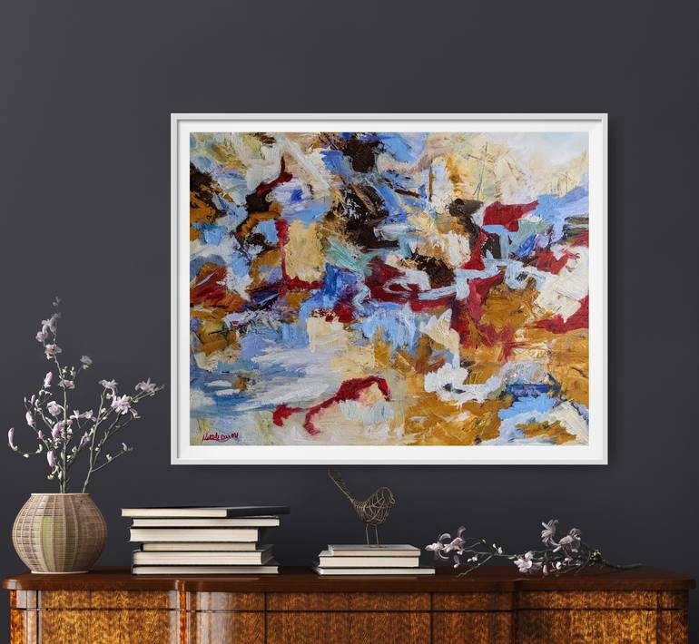 Original Modern Abstract Painting by Nicole Caron