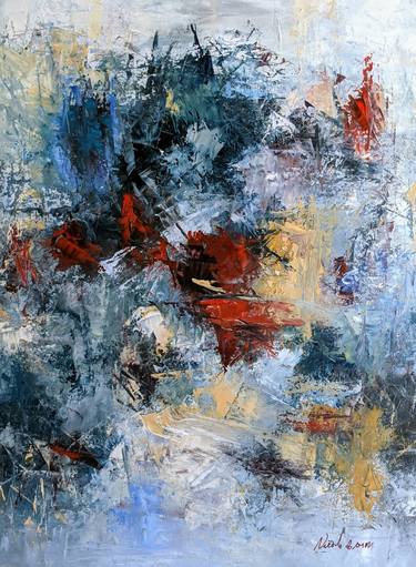 Original Abstract Expressionism Abstract Paintings by Nicole Caron