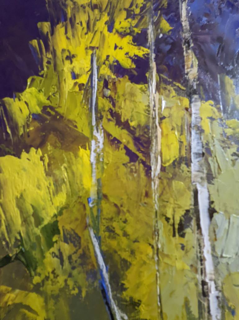 Original Abstract Expressionism Landscape Painting by Nicole Caron