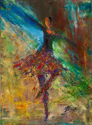 Print of Figurative Performing Arts Paintings by Csilla Florida