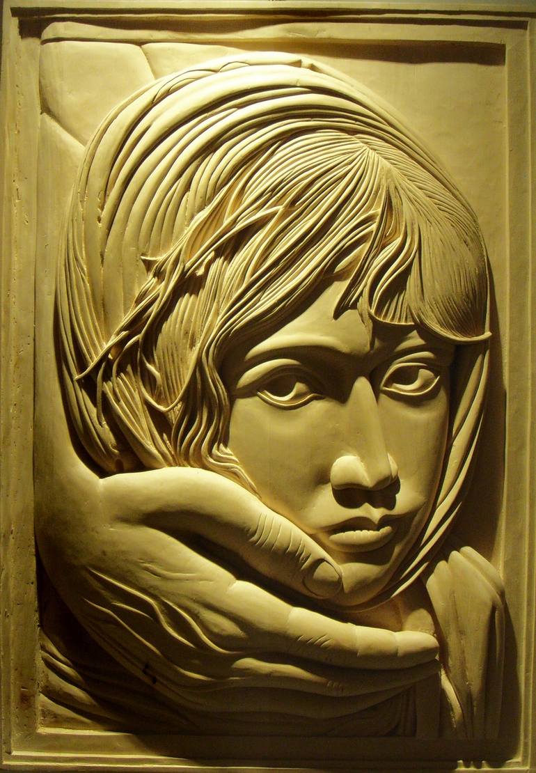 Original Realism Love Sculpture by Nick Tsalamatas