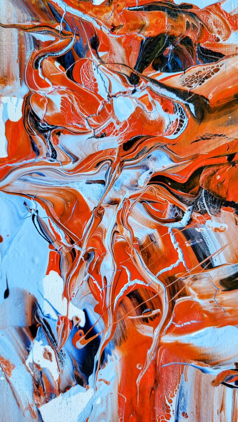 Original Abstract Expressionism Abstract Painting by Natalia Wiercinska