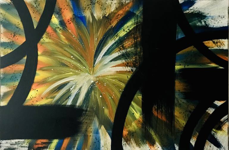 Explosion Painting by Mathilda Modern Art | Saatchi Art