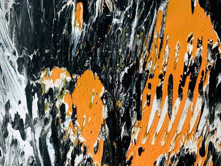 Original Abstract Expressionism Abstract Painting by Mathilda Modern Art