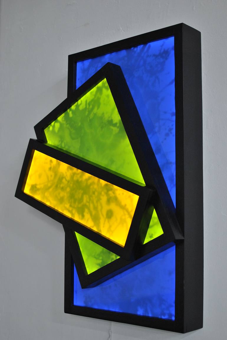 Original Abstract Expressionism Abstract Installation by Andrew Scott