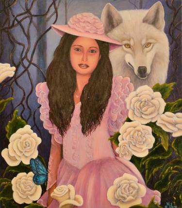 Original Classicism Classical Mythology Painting by Mileny Gonzalez 